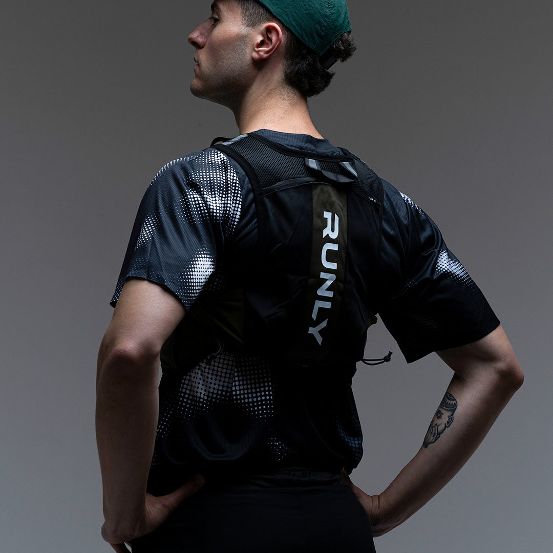 HYBRID PRO RUNNING VEST | FOREST BLACK