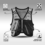 HYBRID PRO RUNNING VEST | GREY/BLACK