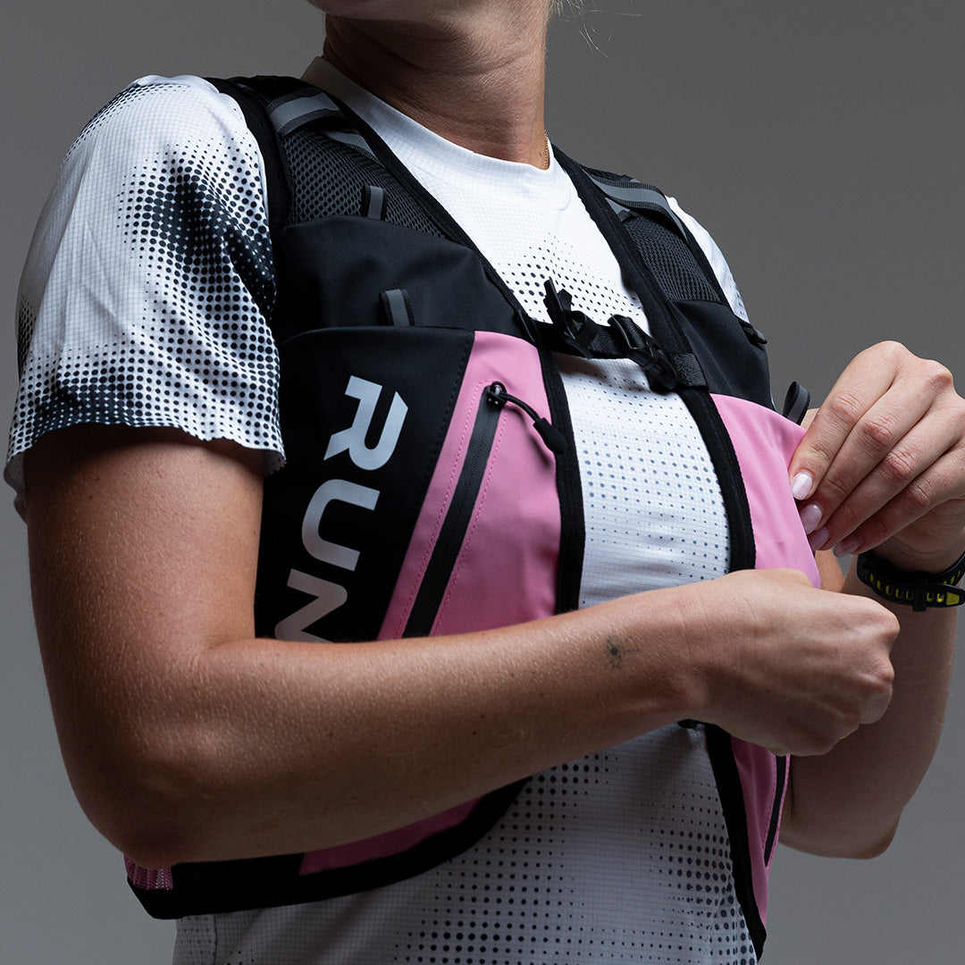 HYBRID PRO RUNNING VEST | ROSE BLACK