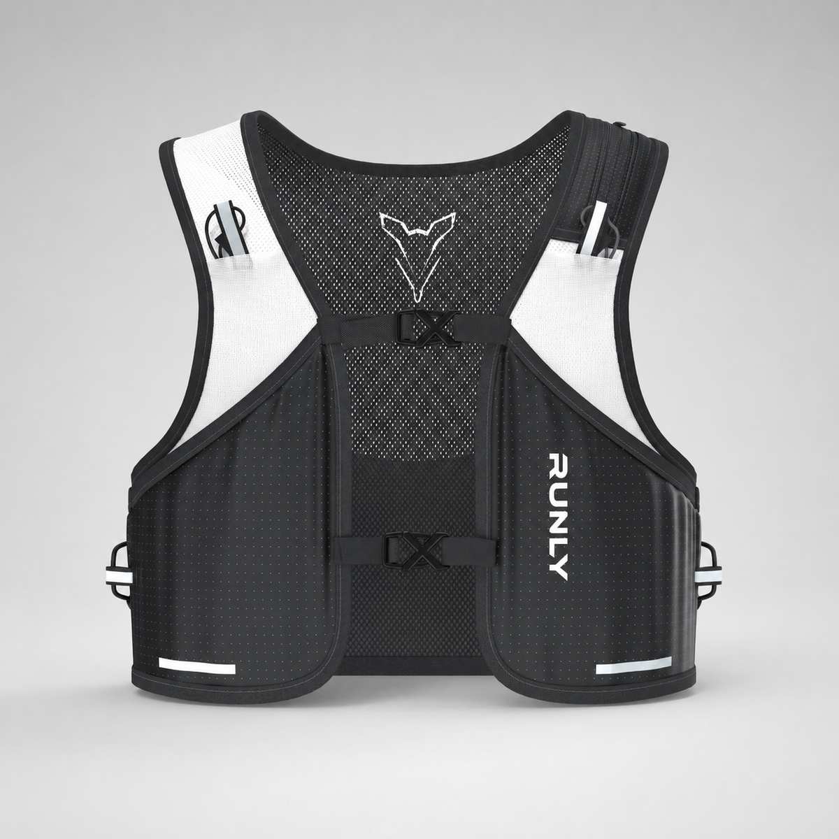R200 AERO RUNNING VEST | BLACK/WHITE