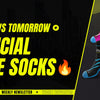 Big news tomorrow + official race socks 🔥