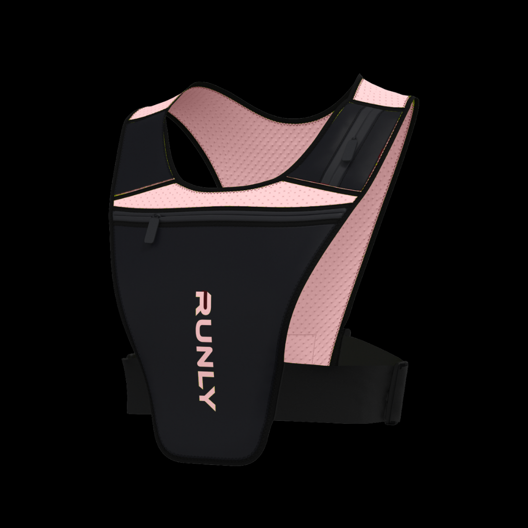 RUNNING VEST | RUNLY ORIGINAL - PINK/BLACK