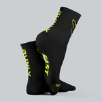 Running Socks | Black Neon