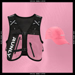 Hybrid Pro Running Vest + Pink Cap