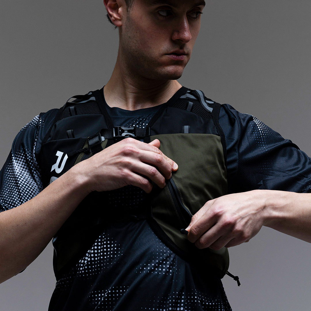 HYBRID PRO RUNNING VEST | FOREST BLACK