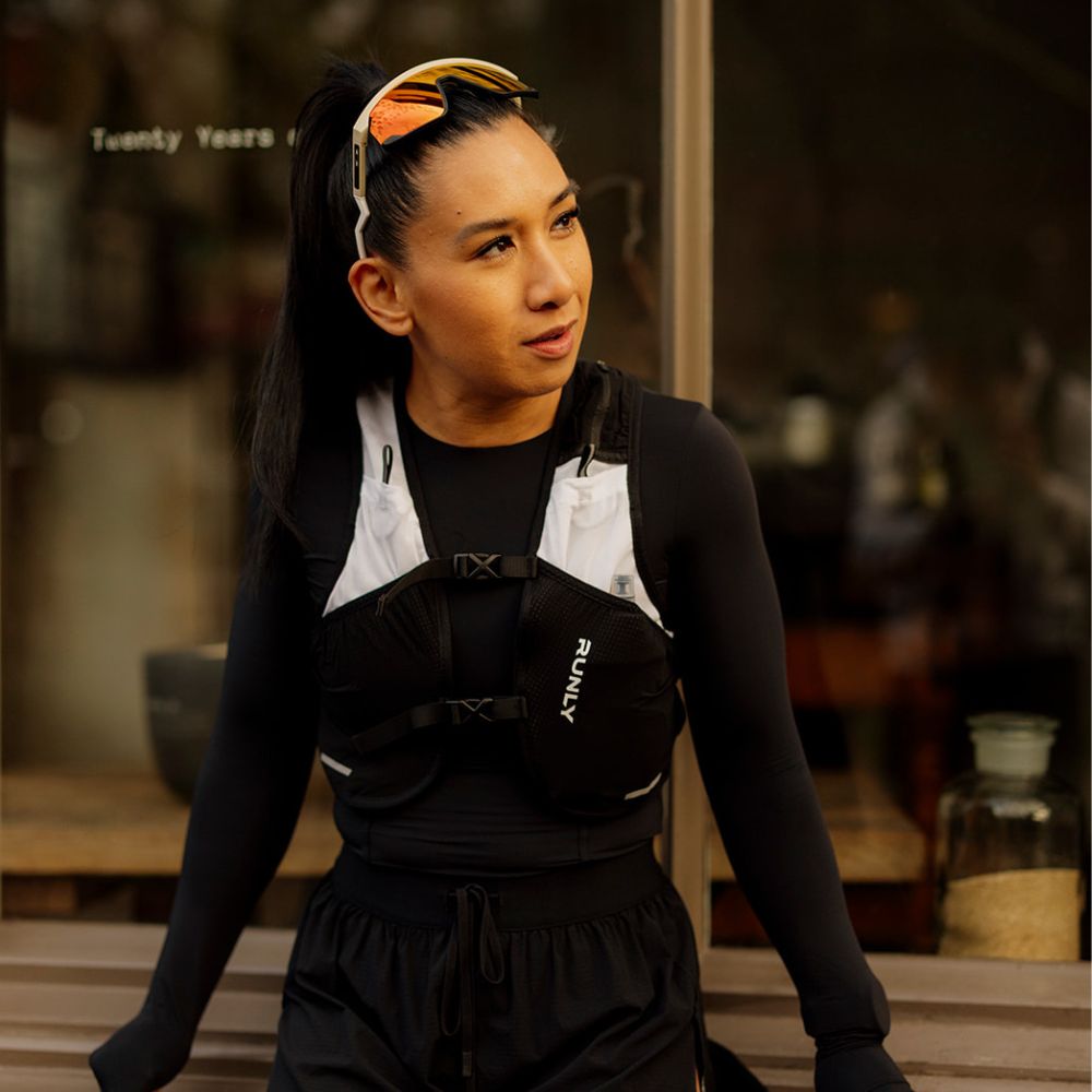R200 AERO RUNNING VEST | BLACK/WHITE