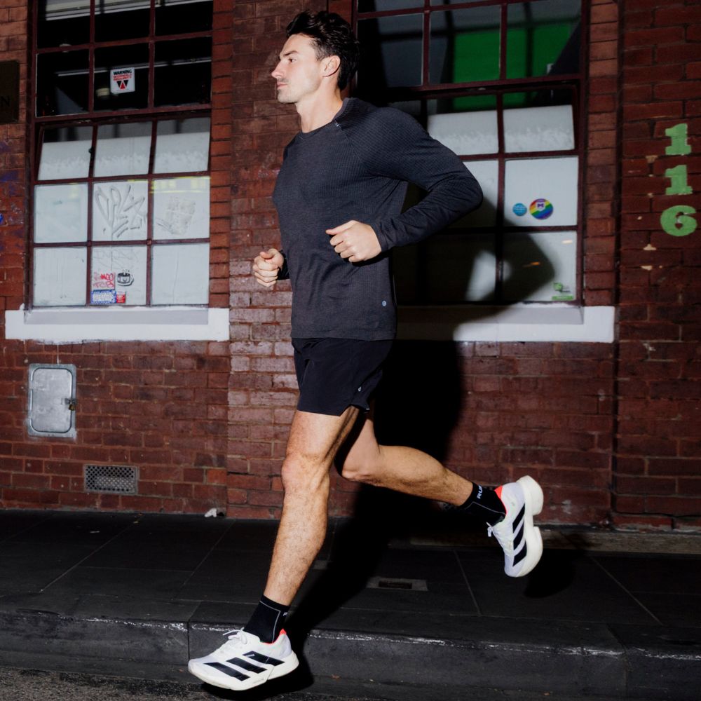 Performance Running Socks | Carbon Black