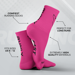 Running Socks | Hottest of Pinks